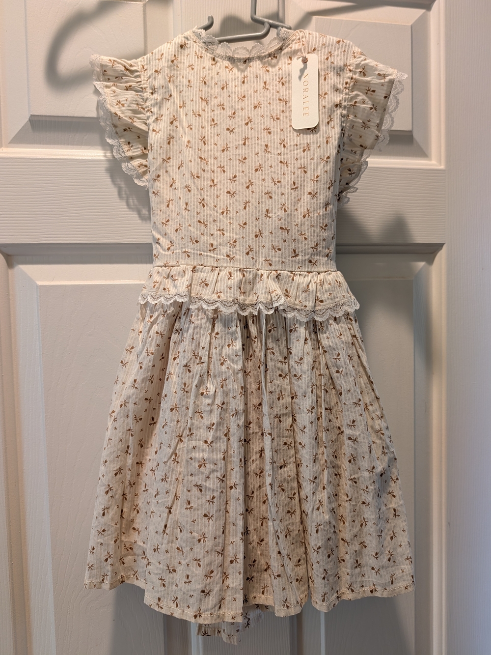 Noralee Alice Dress Gold Fleur